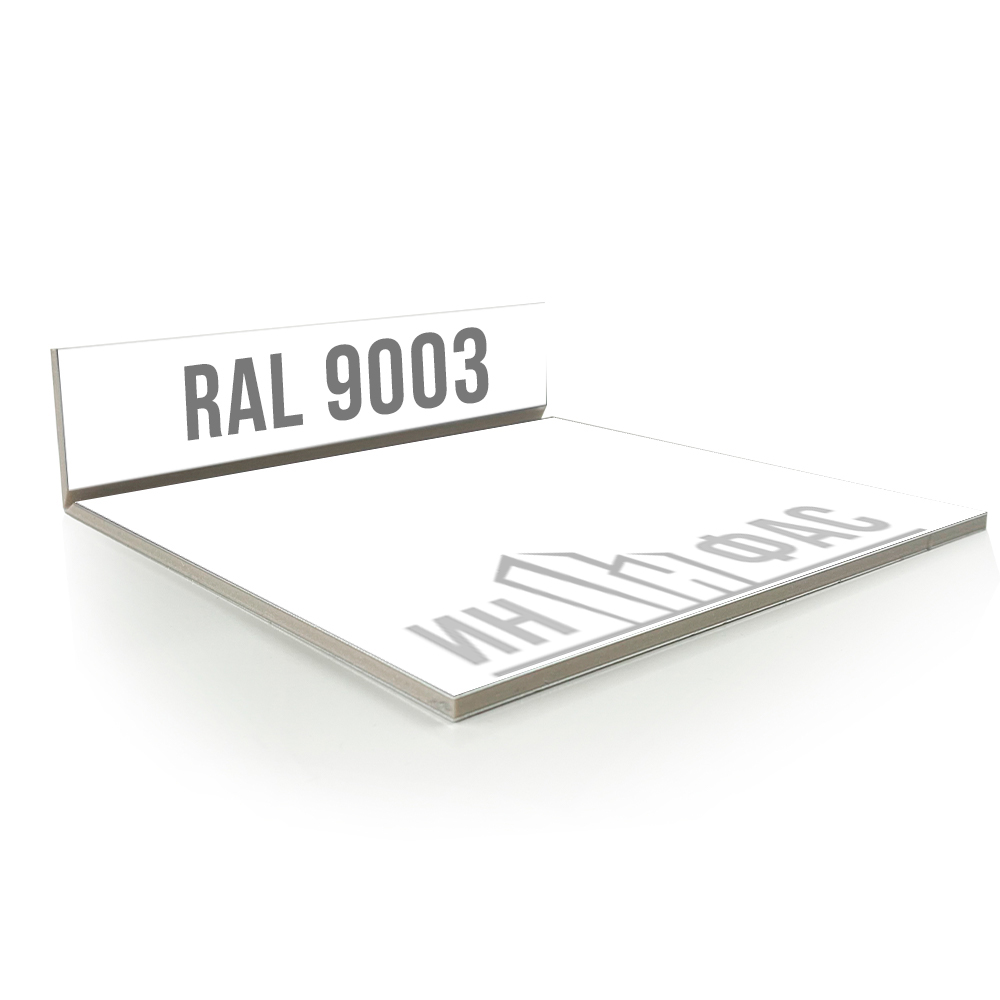 Композитные панели Alcotek RAL9003