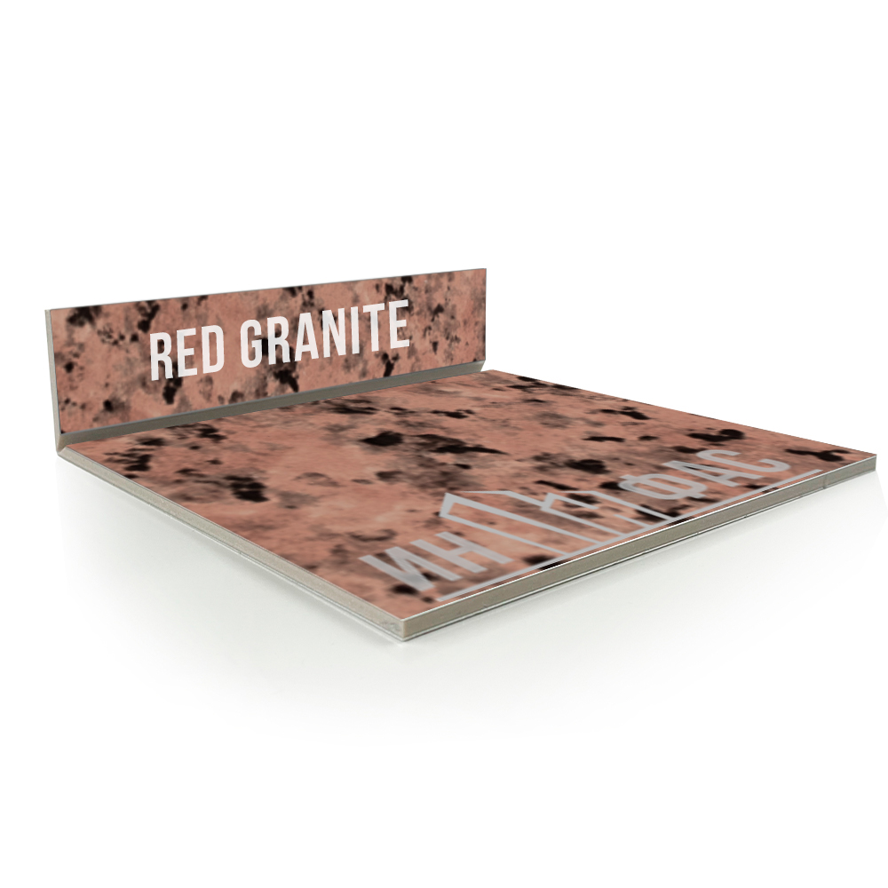 Композитные панели Alcotek red granite