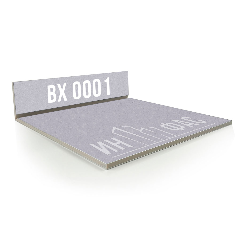 Композитные панели Bildex bx0001 Искрящееся серебро