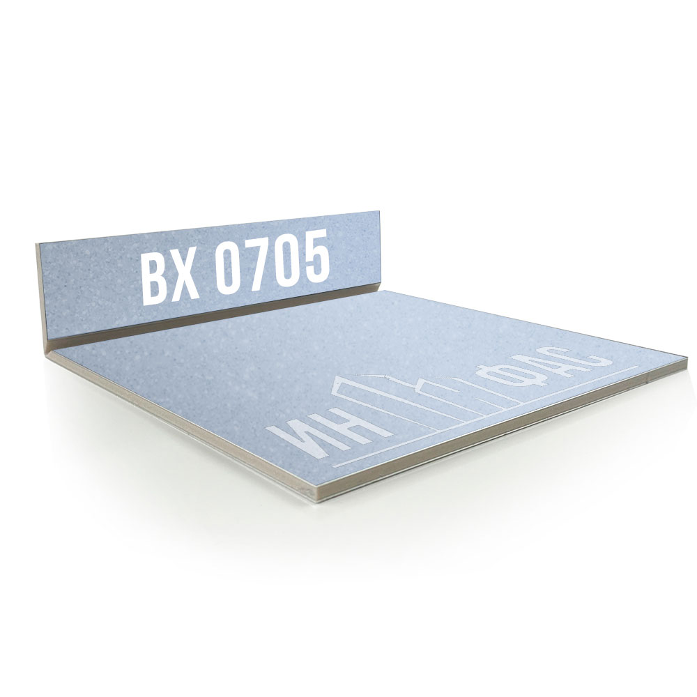 Композитные панели Bildex bx0705 Голубой металлик