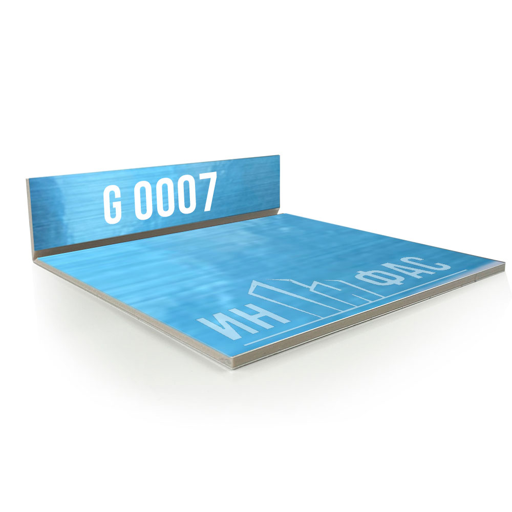 Композитные панели GoldStar G0007 Scratch Blue