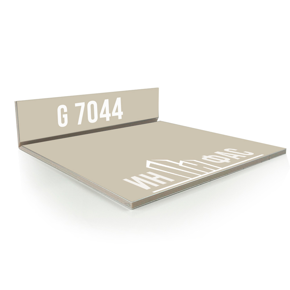 Композитные панели Grossbond G7044 Серый шелк