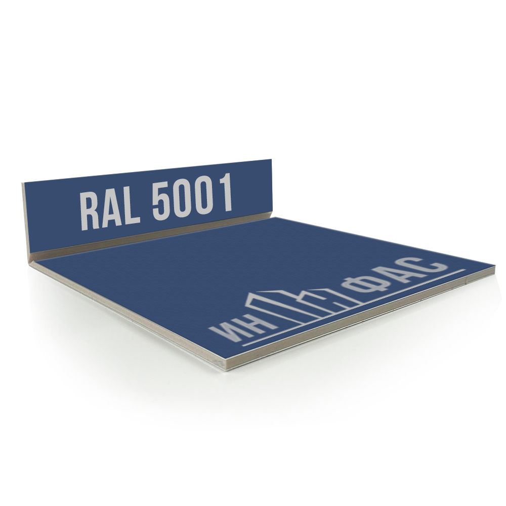 Композитные панели RAL 5001