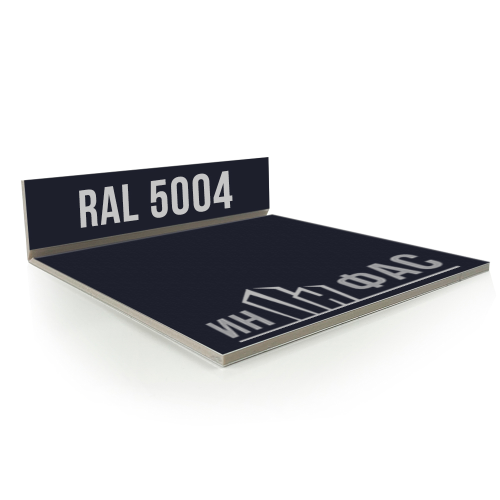 Композитные панели RAL 5004