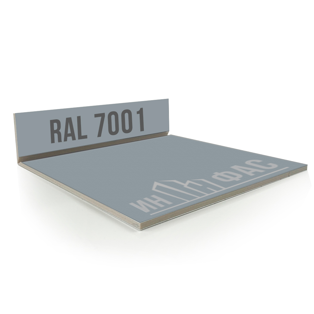 Композитные панели RAL 7001