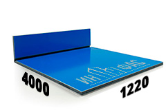 Композитная плита размером 4000 на 1220 мм