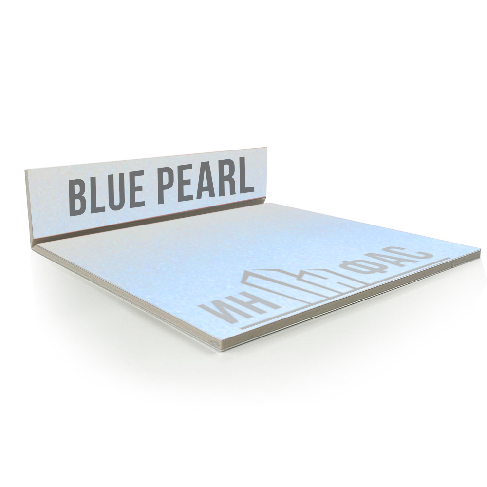 Композитные панели Alcotek blue pearl