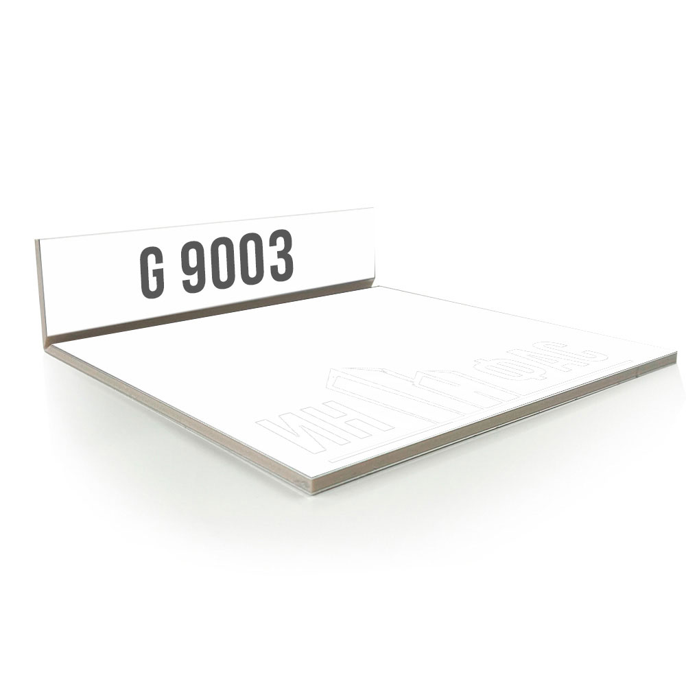 Композитные панели Grossbond G9003 Белый
