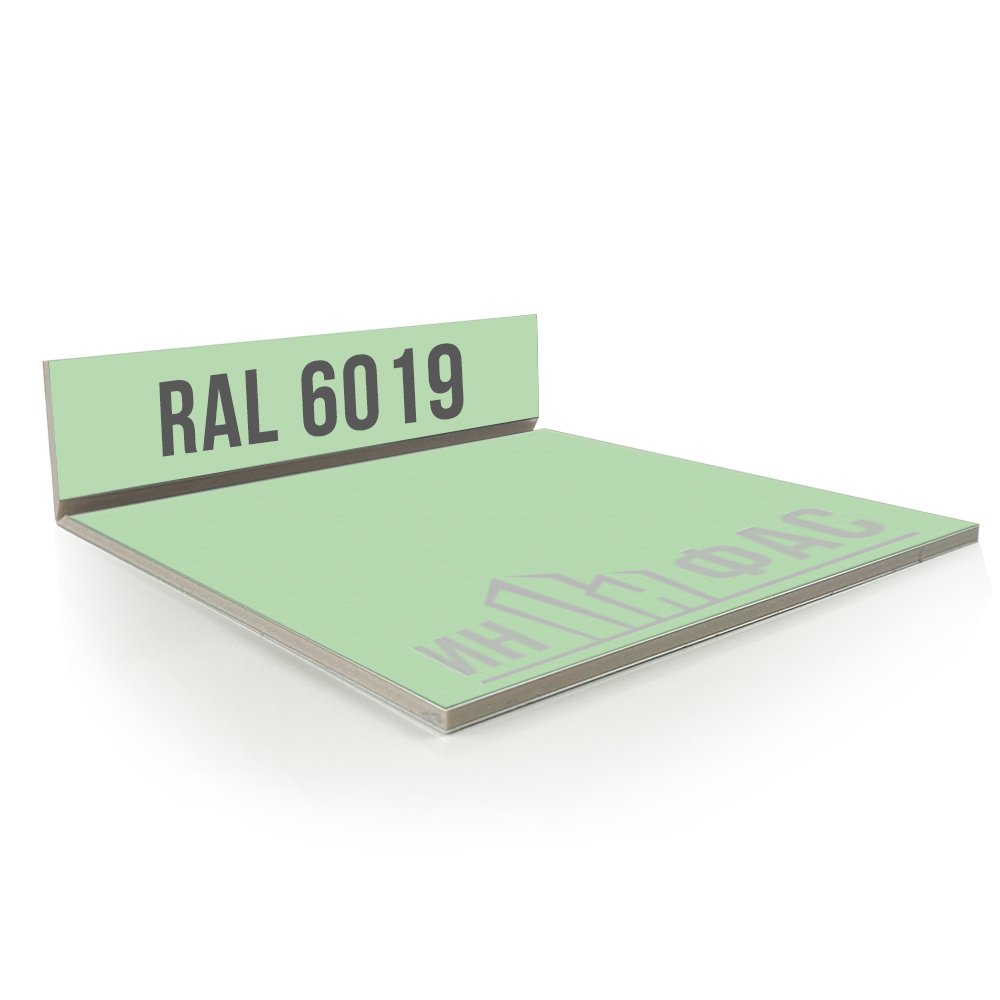 Композитные панели RAL 6019